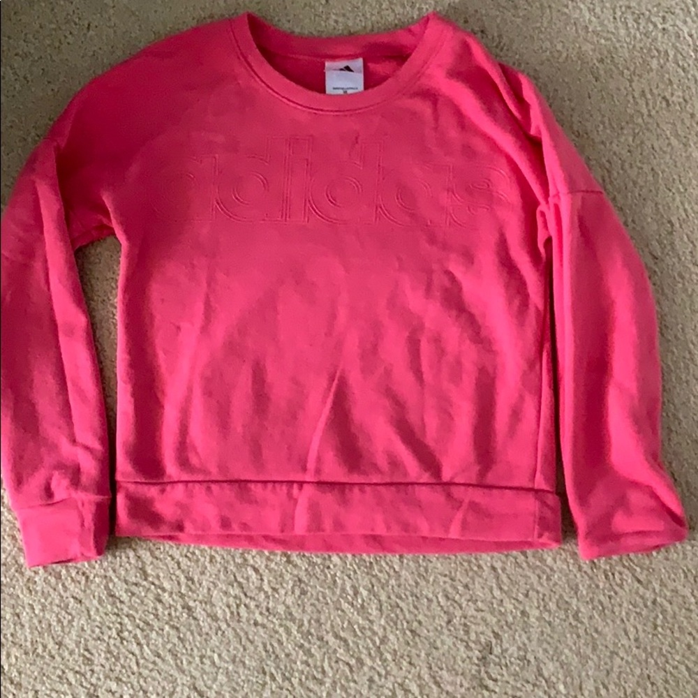 Adidas slightly cropped crew sweatshirt